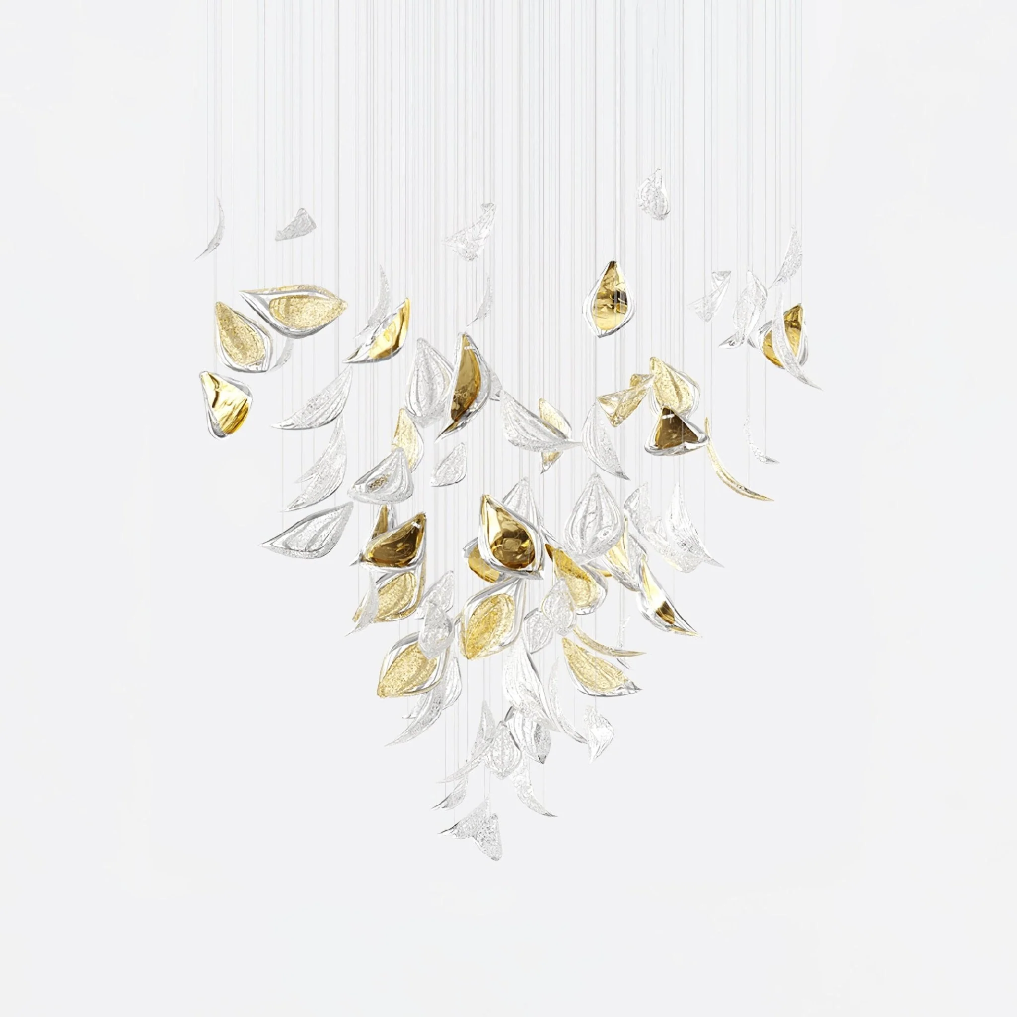 Avynen Crystal Petal Chandelier