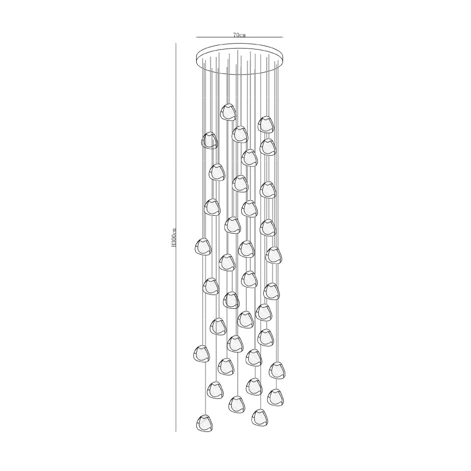 Avynor Postmodern Luxury Cherry Crystal Pendant Lamp - Image 83