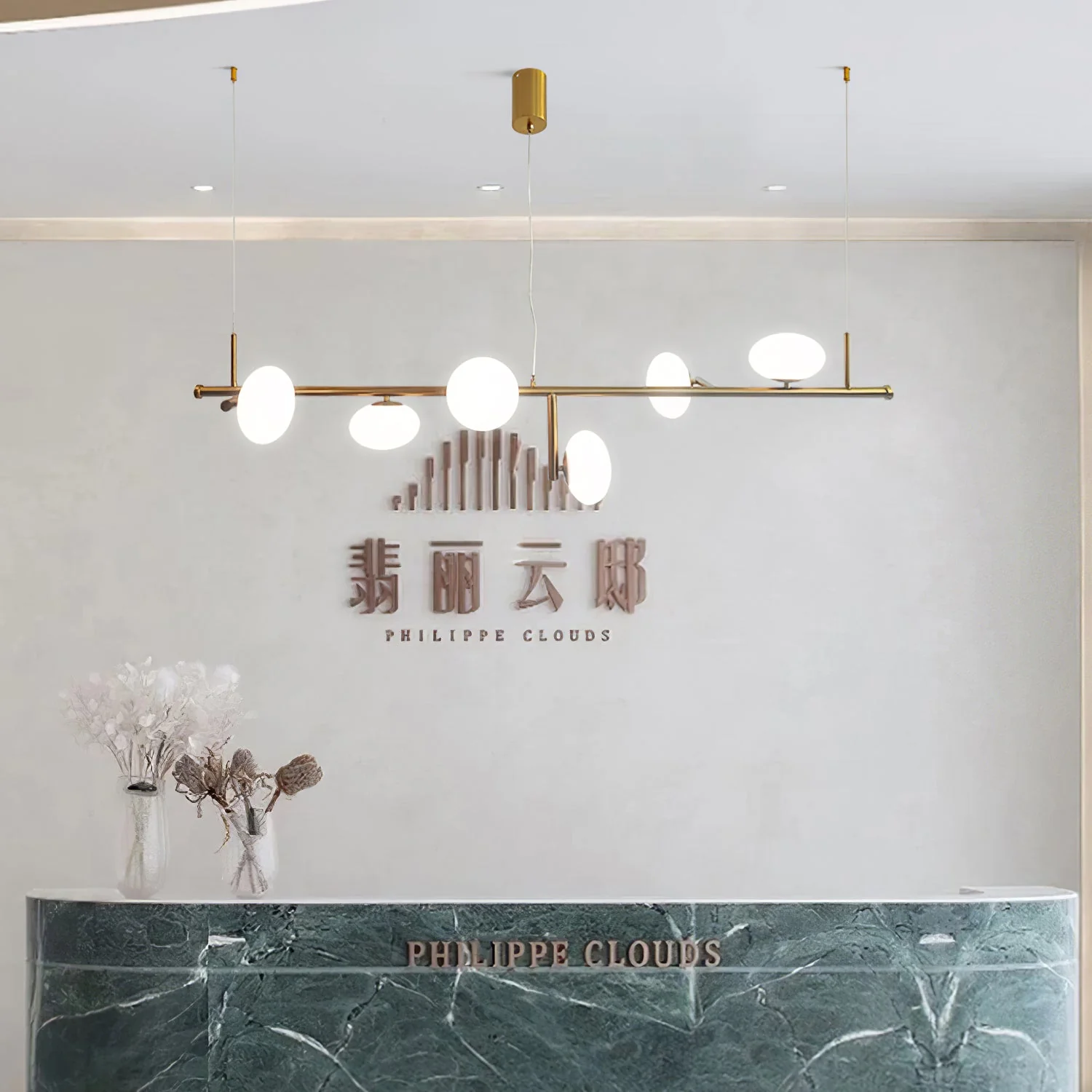 Balance Modern Glass Chandelier - Image 10