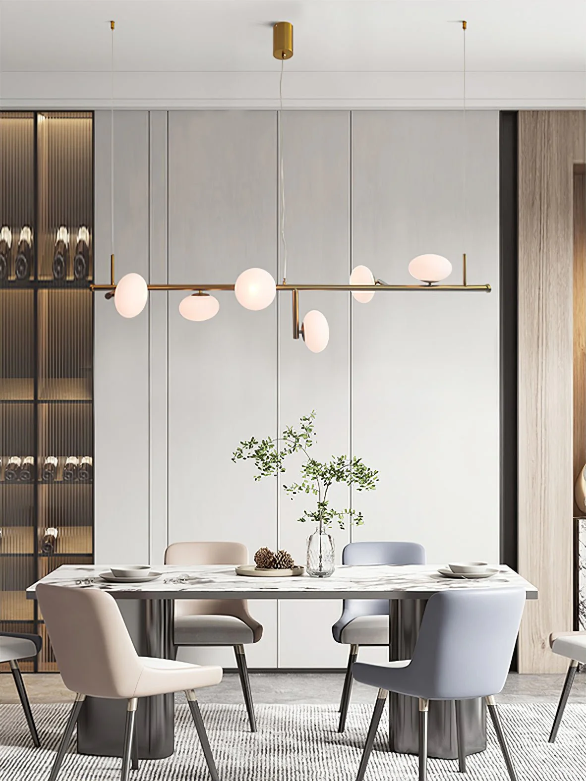 Balance Modern Glass Chandelier - Image 17