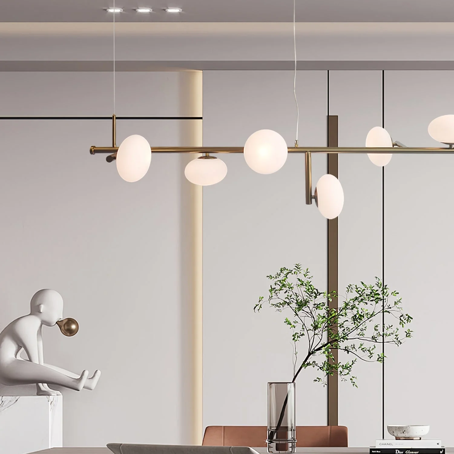 Balance Modern Glass Chandelier - Image 5