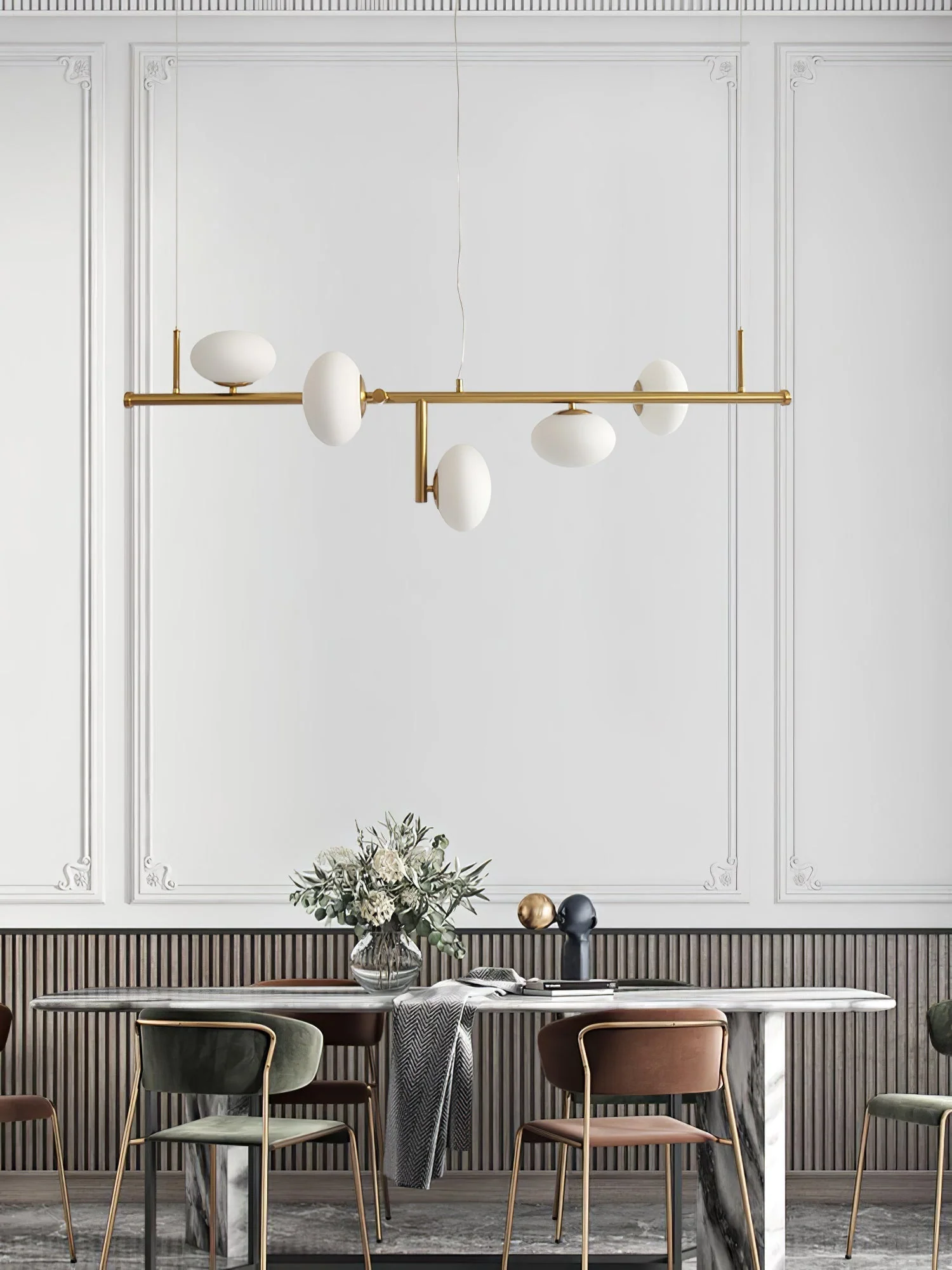 Balance Modern Glass Chandelier - Image 7
