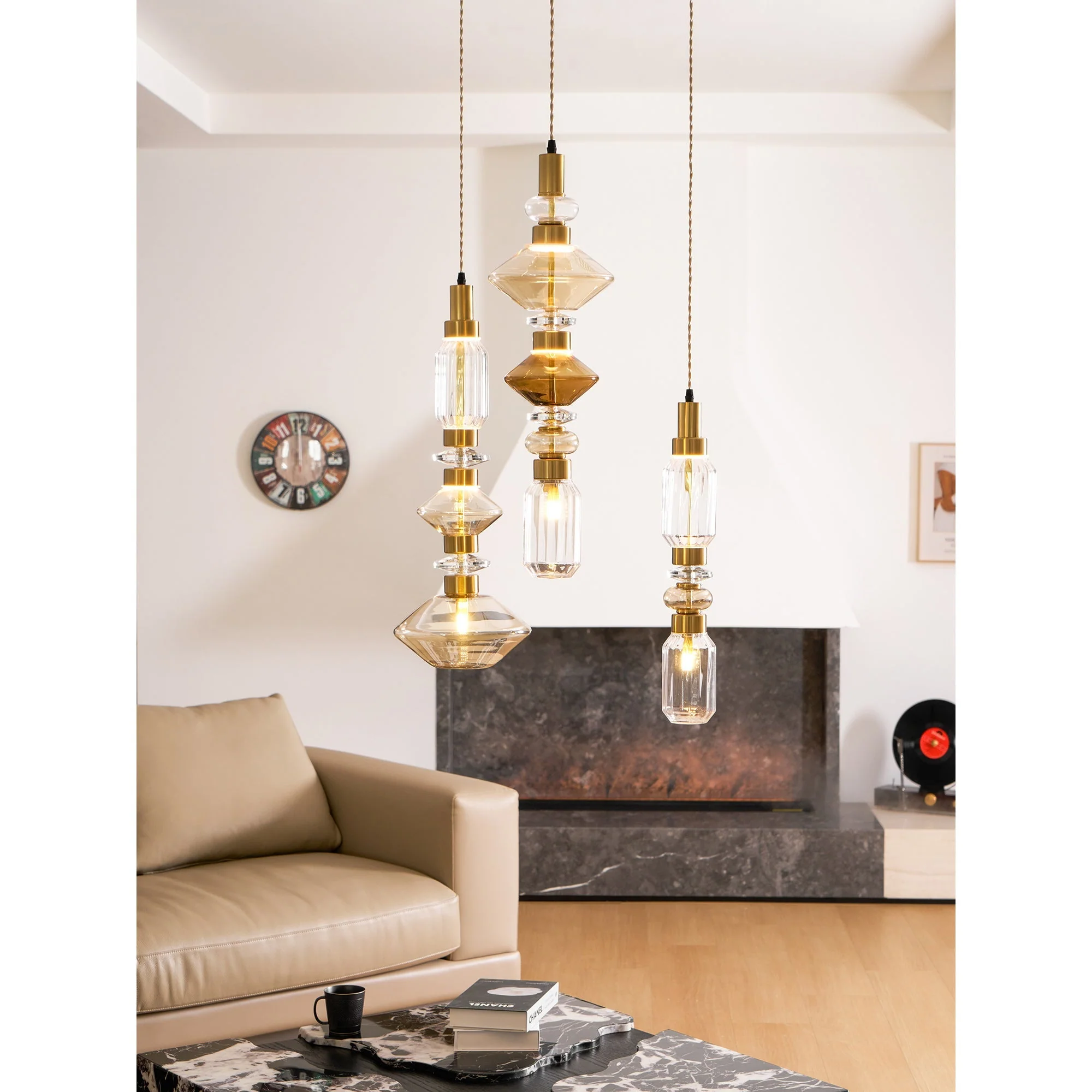 Ballet Contemporary Glass Pendant Light - Image 11