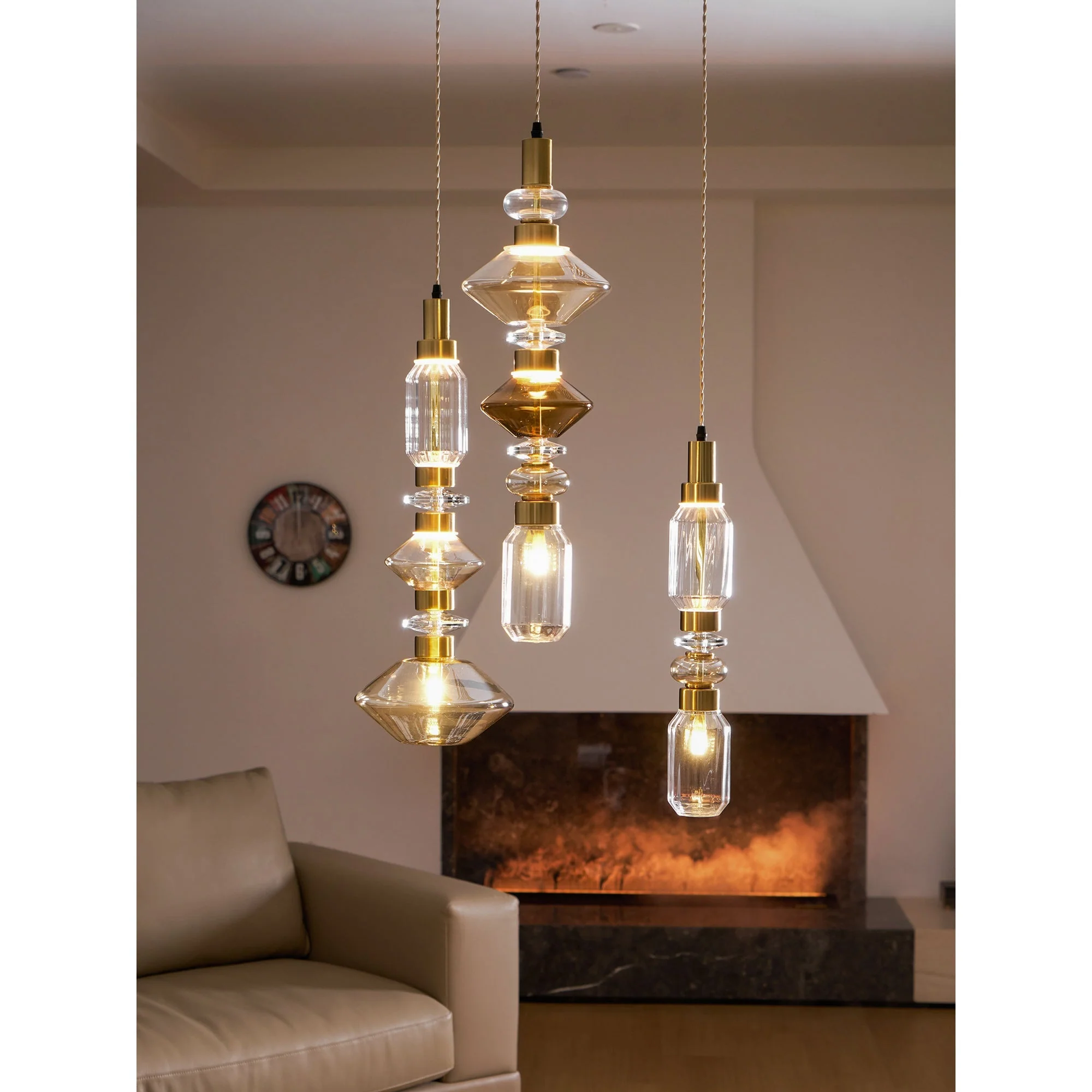 Ballet Contemporary Glass Pendant Light - Image 12