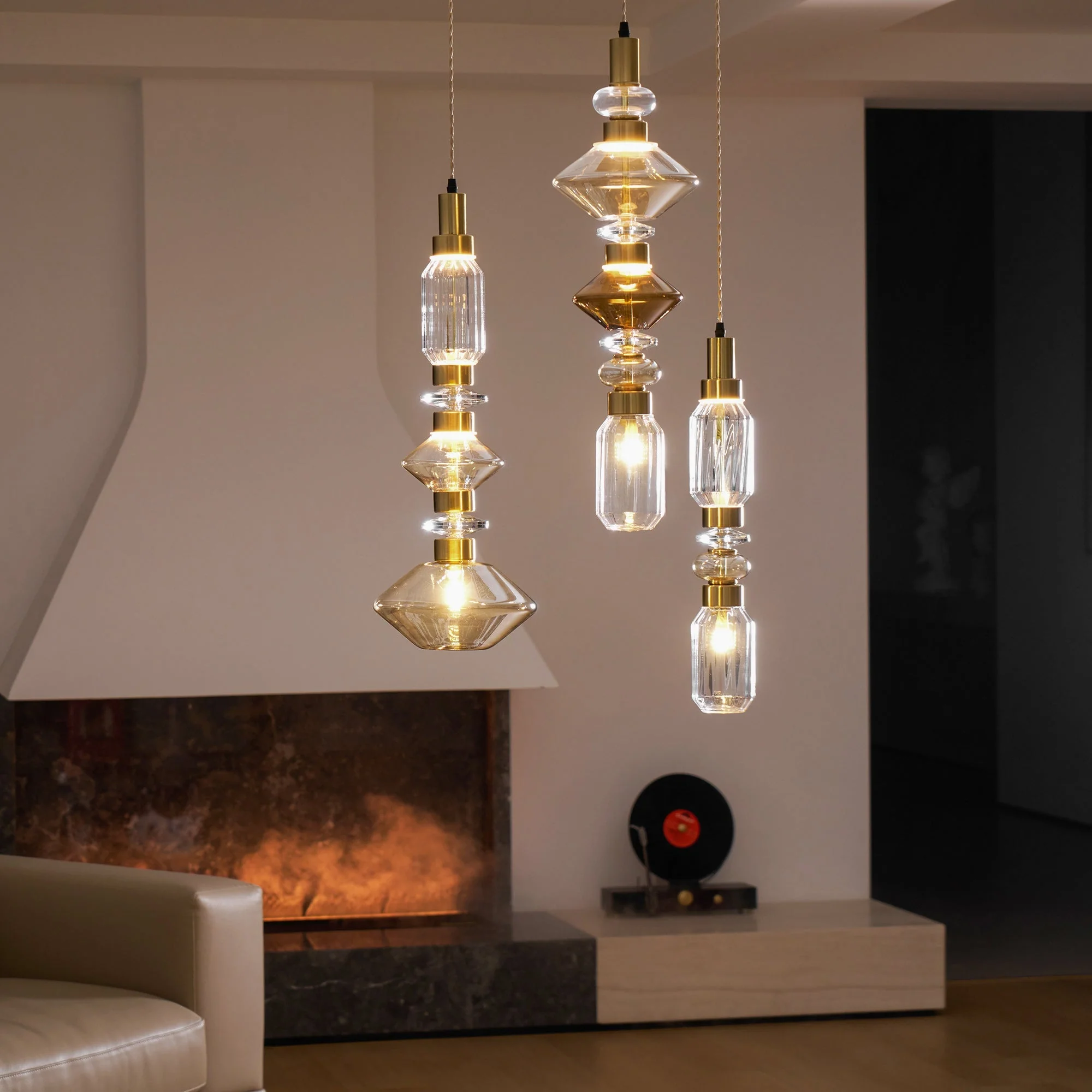 Ballet Contemporary Glass Pendant Light - Image 8