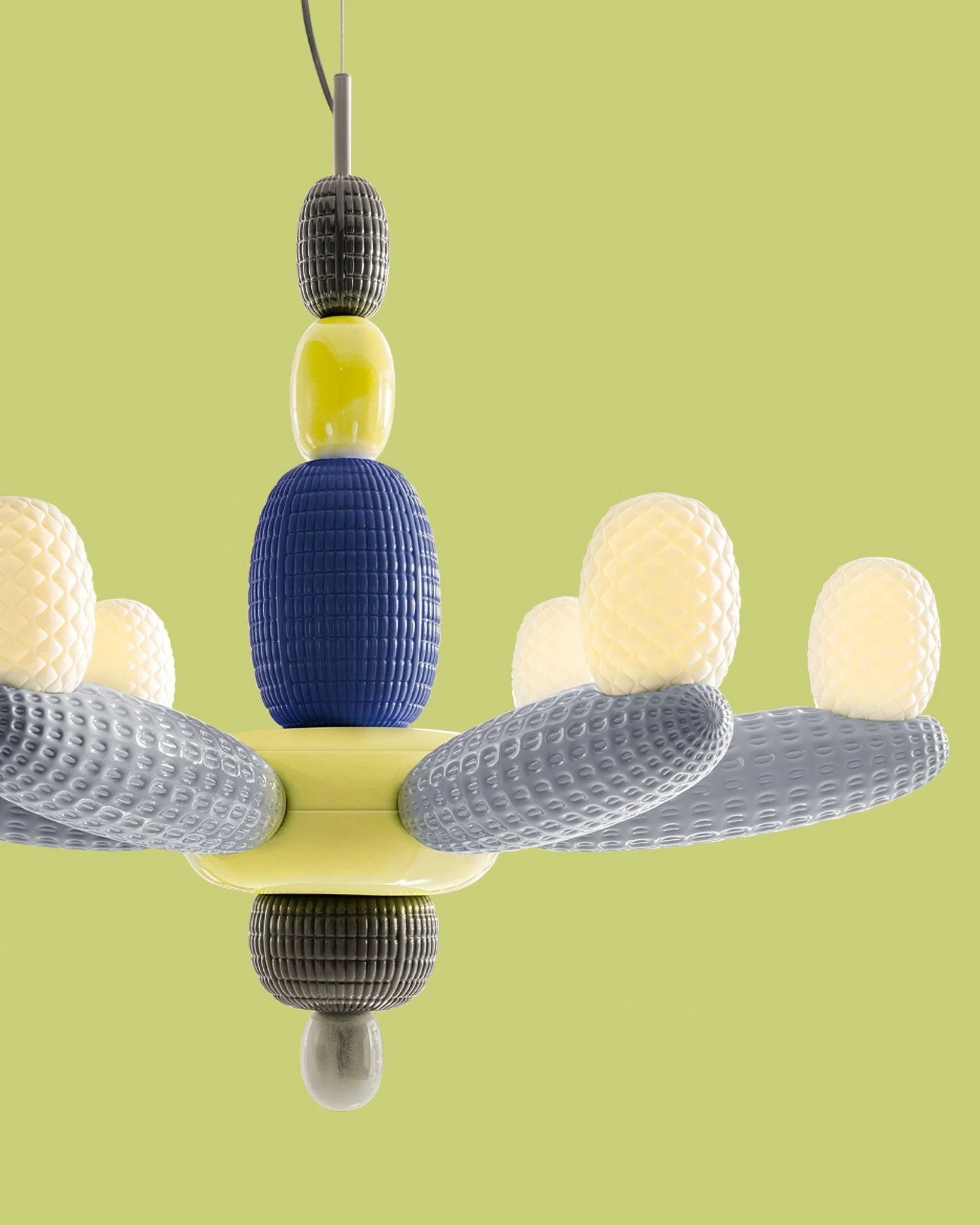 Balloons Premium Nordic Art Glass Chandelier - Image 2