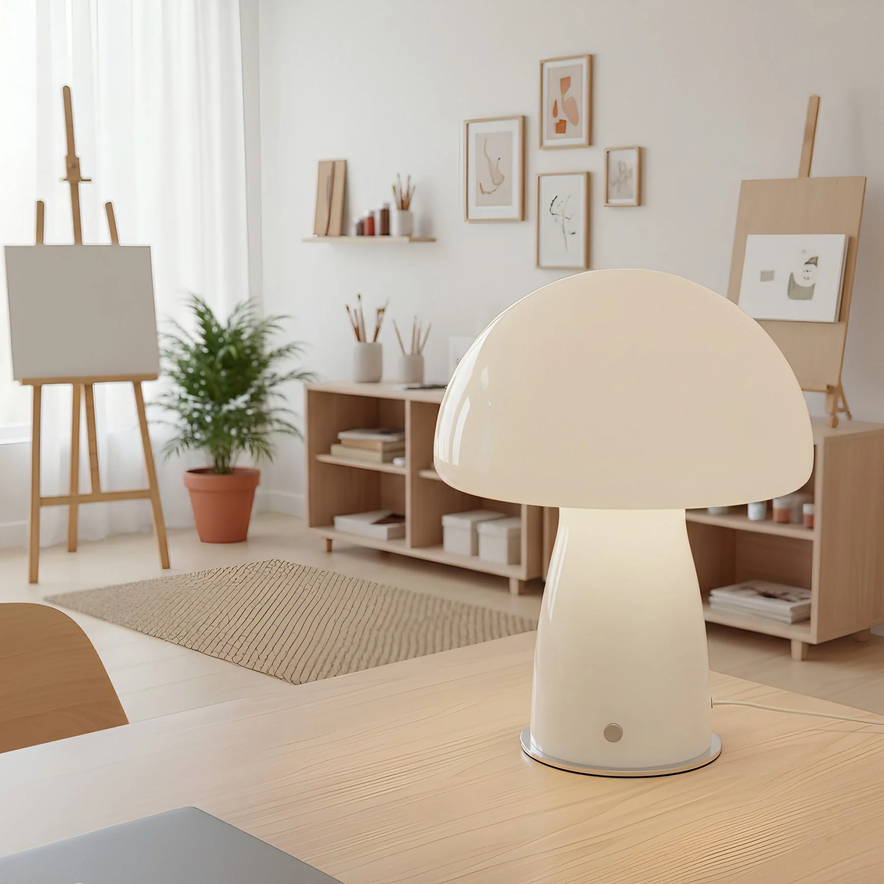 Bauhaus Modern Glass Table Lamp - Image 11