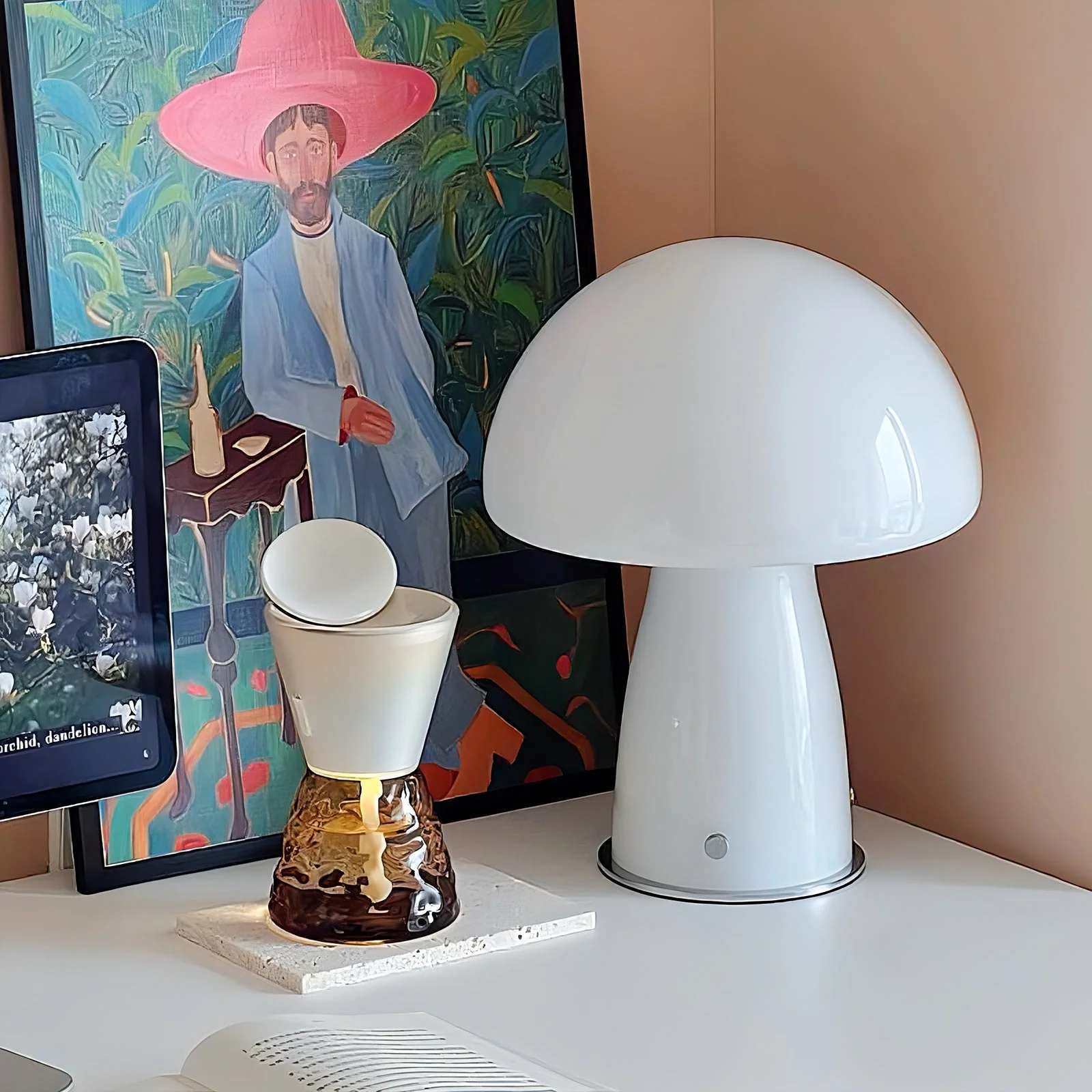 Bauhaus Modern Glass Table Lamp - Image 14