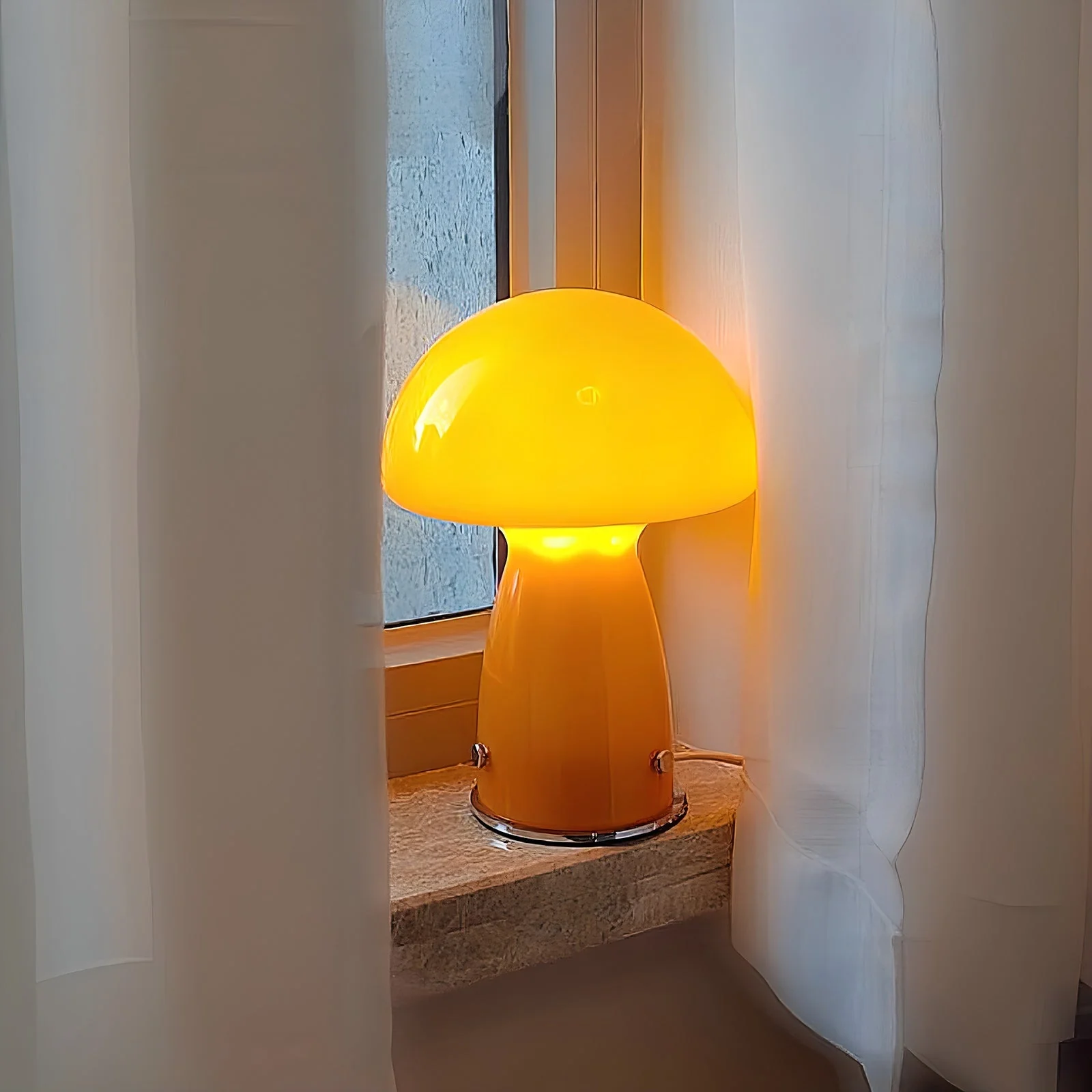 Bauhaus Modern Glass Table Lamp - Image 17