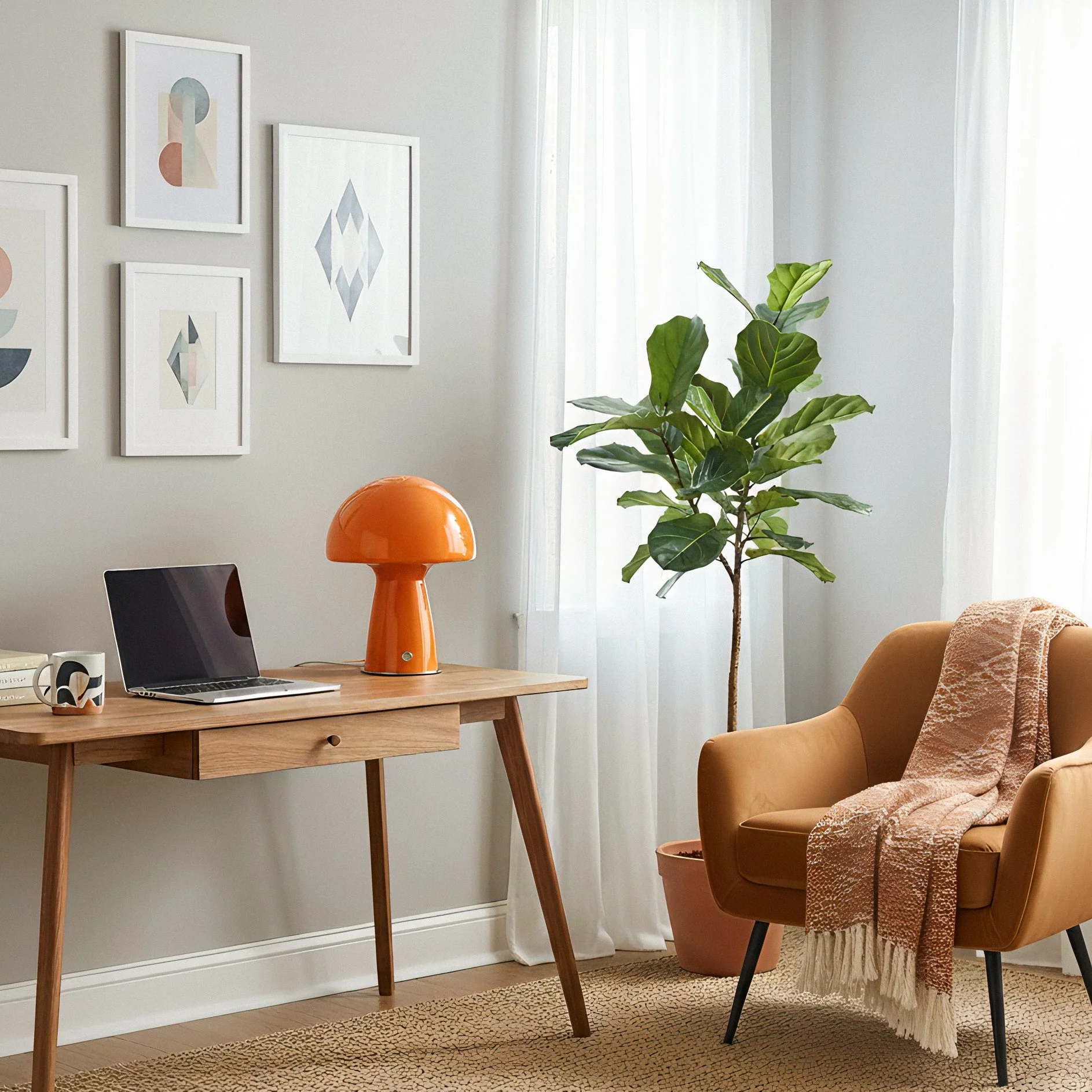 Bauhaus Modern Glass Table Lamp - Image 5