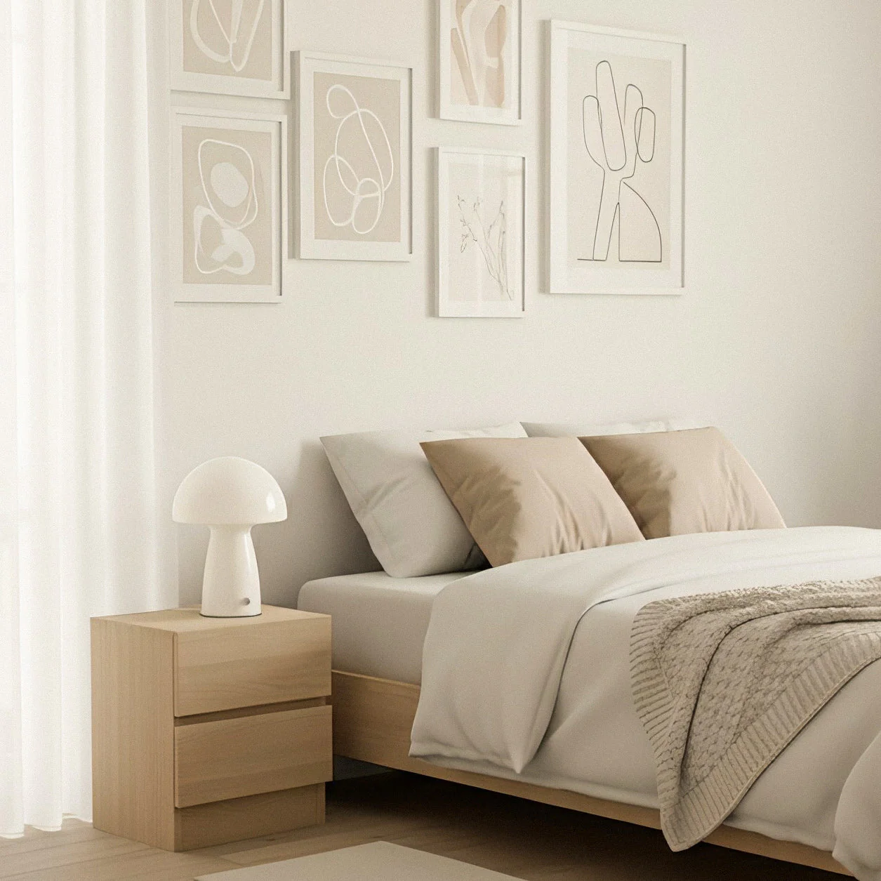 Bauhaus Modern Glass Table Lamp - Image 6