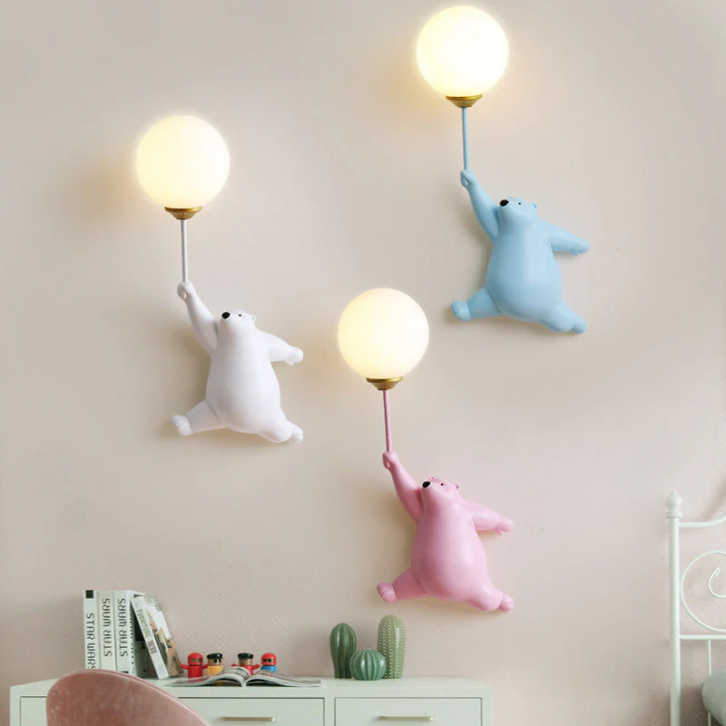 Bear Balloon Wall Reading Lamp - Image 3