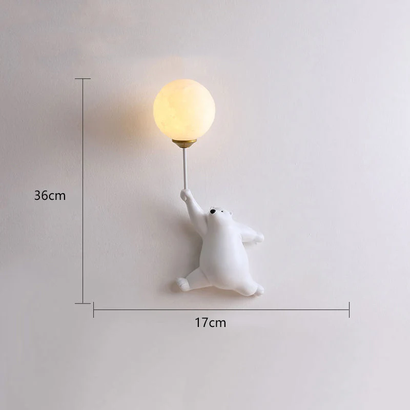 Bear Balloon Wall Reading Lamp - Image 6