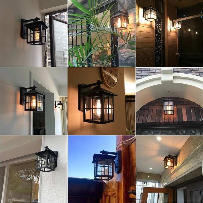 Beata Minimalist Lampshade Outdoor Lanterns - Image 3