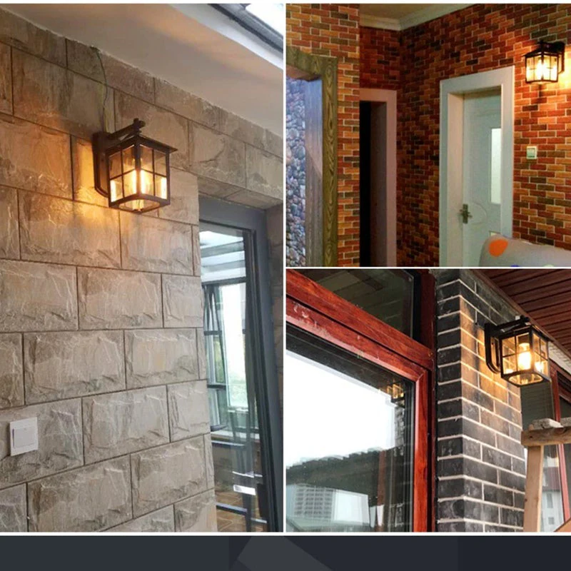Beata Minimalist Lampshade Outdoor Lanterns - Image 7