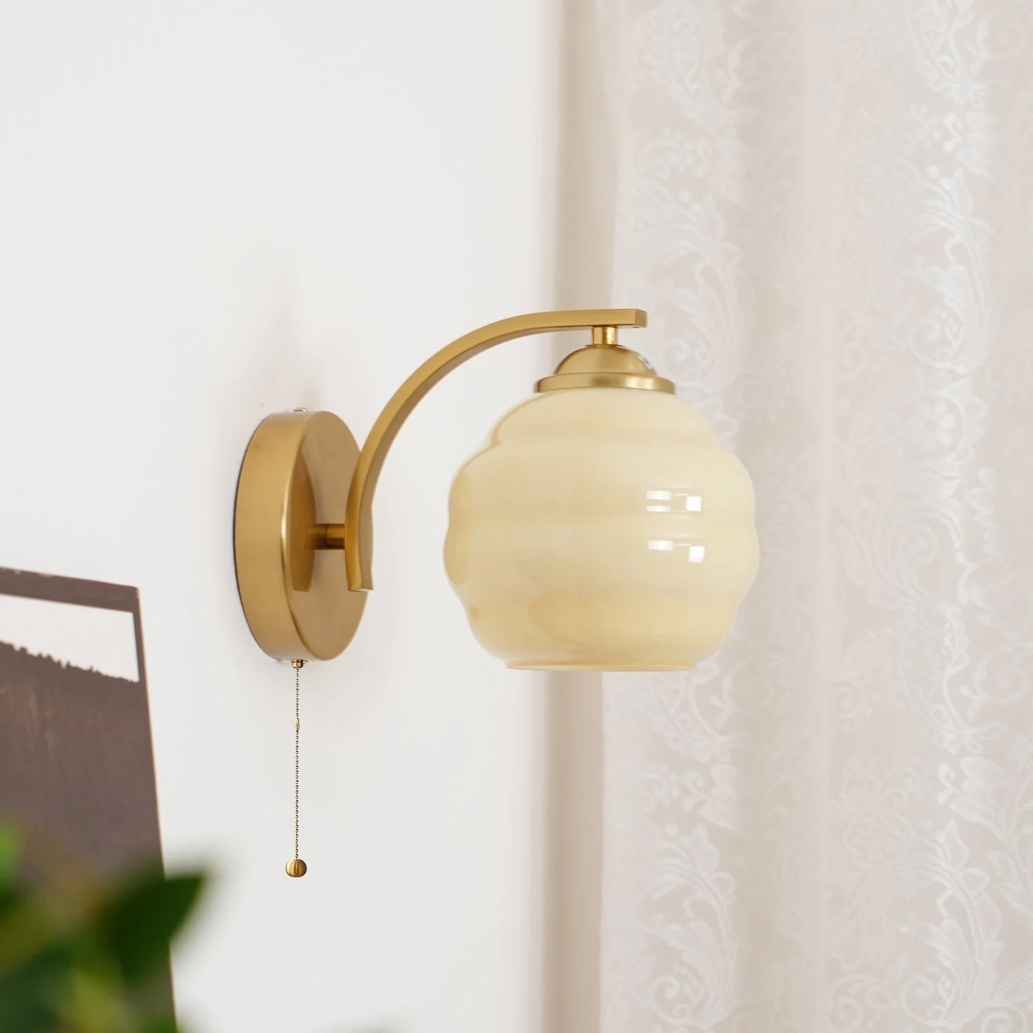 Beauty Premium Nordic Art Glass Wall Lamp - Image 6