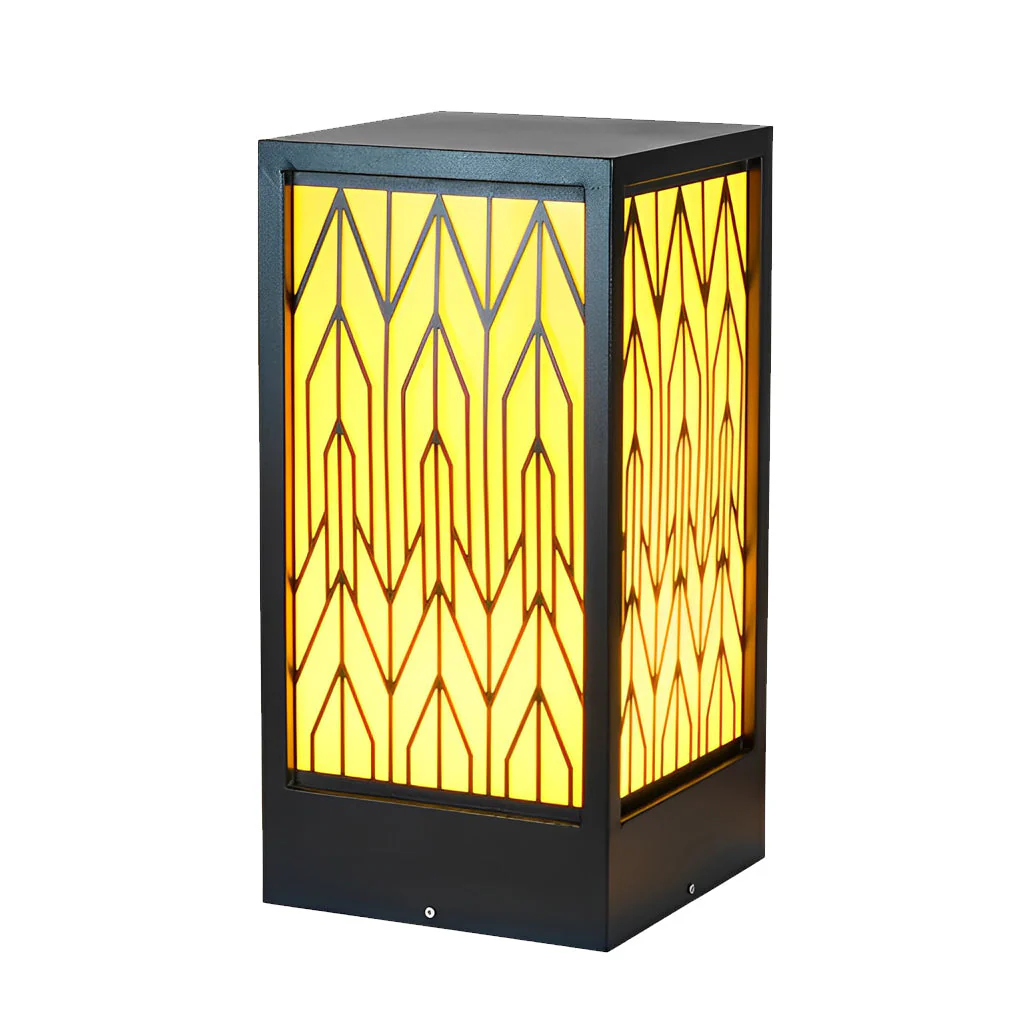 Beky Vintage LED Landscape Marble Outdoor Bollard Lights - Image 12