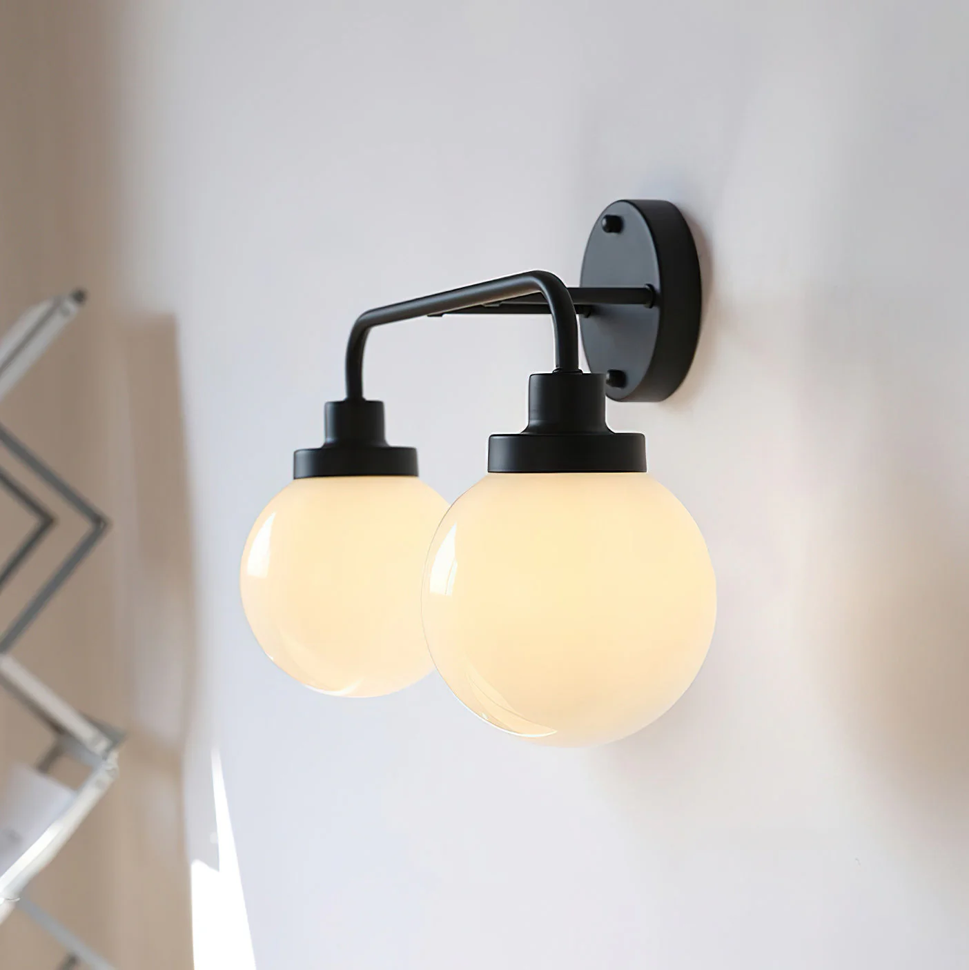 Belling Contemporary Glass Wall Light - Image 2