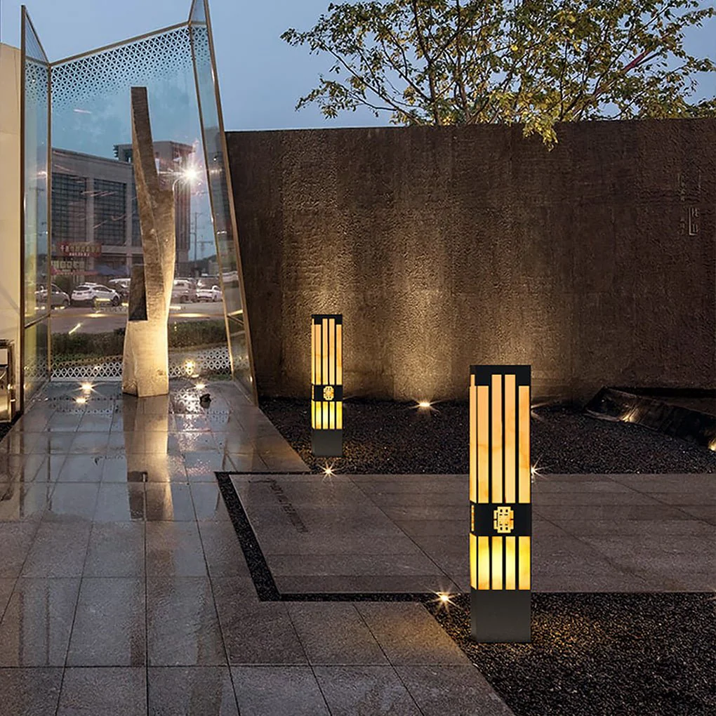 Beloved Streak Elegant Landscape Marble Outdoor Lights