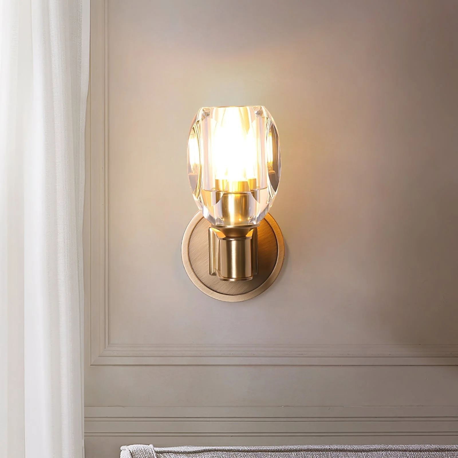 Beloved Wall lamp Premium Nordic Art Diamond Crystal Sconce - Image 16