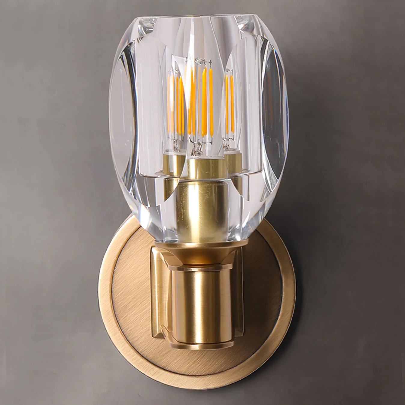 Beloved Wall lamp Premium Nordic Art Diamond Crystal Sconce - Image 18