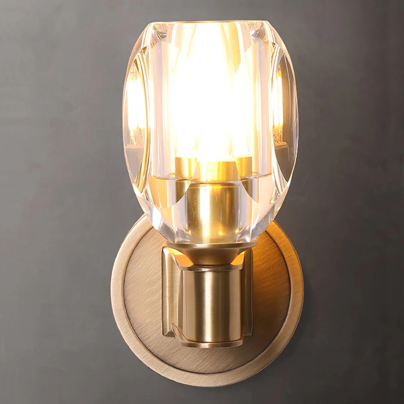 Beloved Wall lamp Premium Nordic Art Diamond Crystal Sconce - Image 20