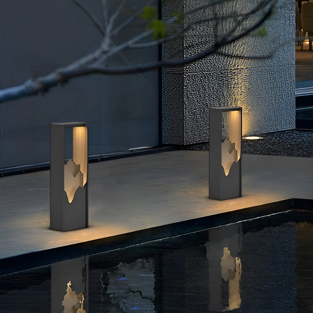 Berta LED Scenery Landscape Steel Outdoor Path Lights - Image 4