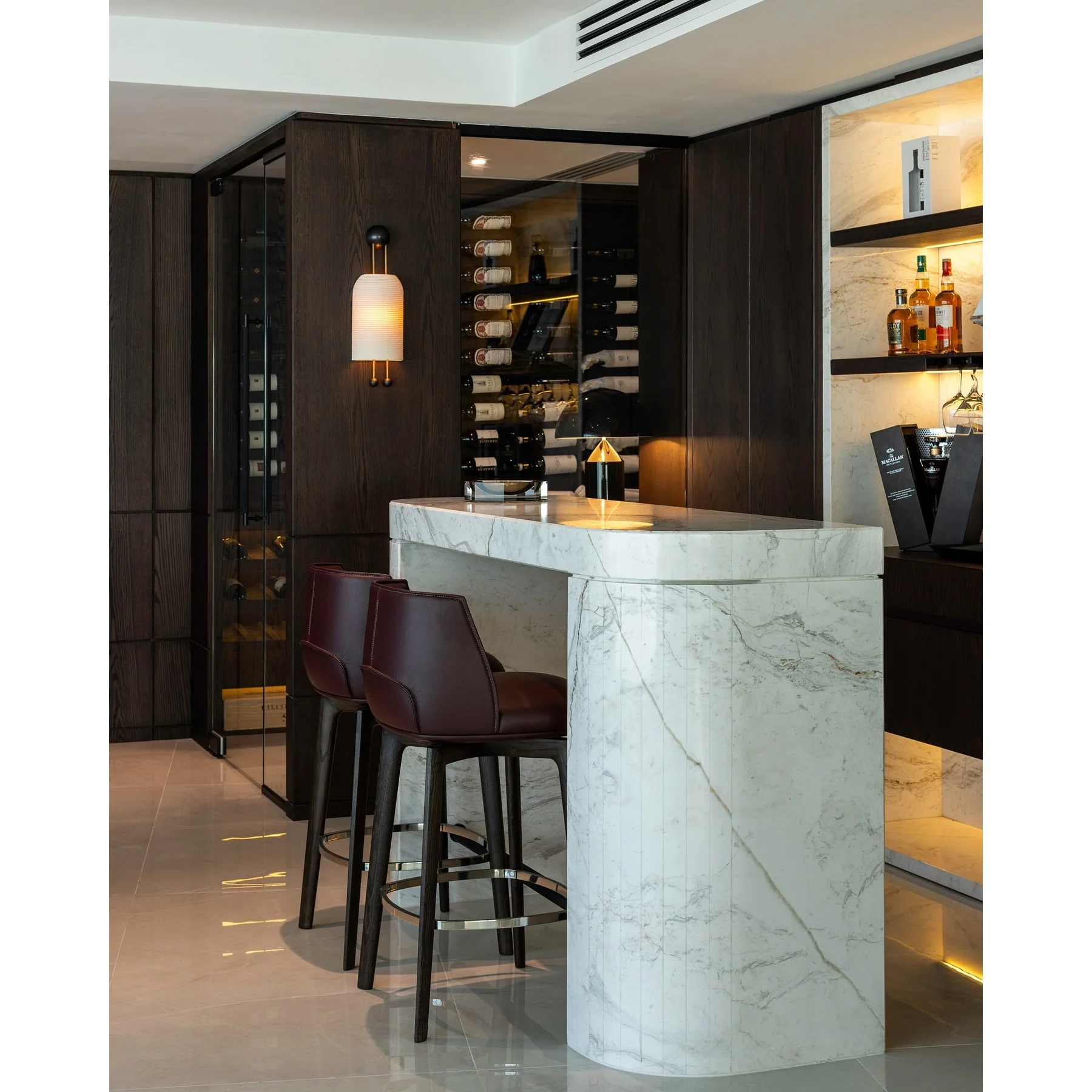Bertha Modern Glass Wall Light - Image 17