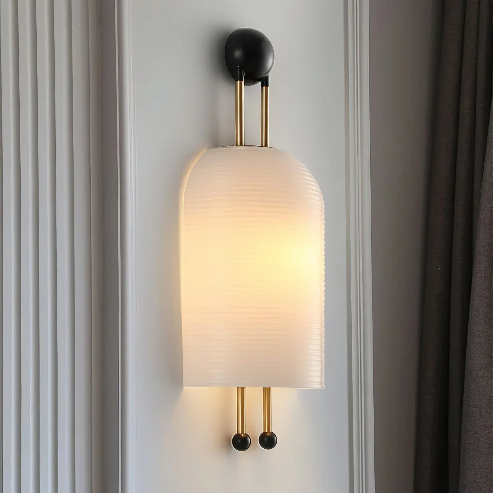 Bertha Modern Glass Wall Light - Image 7