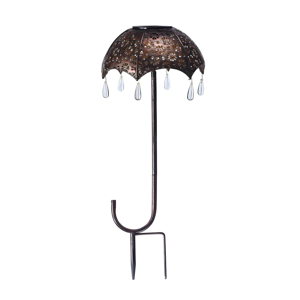 Besa Retro Umbrella Colorful Outdoor Pathway Lighting - Image 9