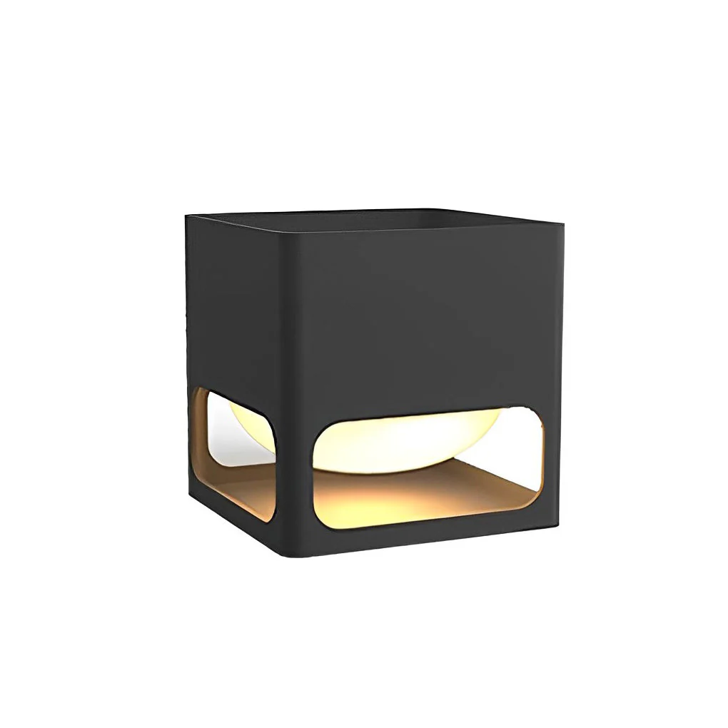 Beverly Square Flowerpot Modern Outdoor Post Lights - Image 4