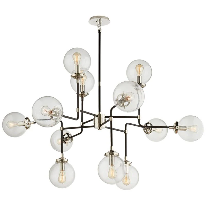 Bistro Contemporary Glass Chandelier - Image 15