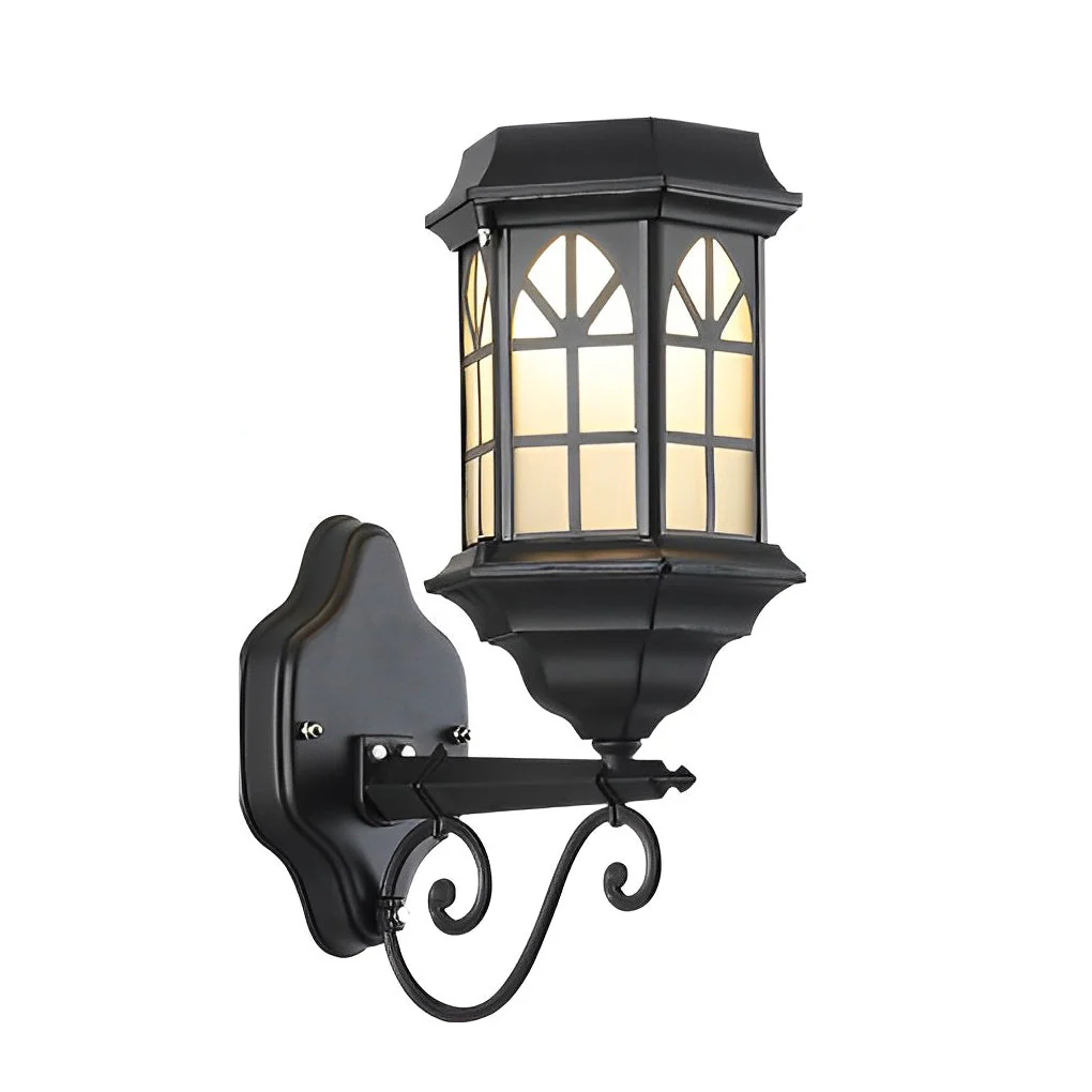 Blesed Retro LED Solar Outdoor Wall Lamp - Image 14