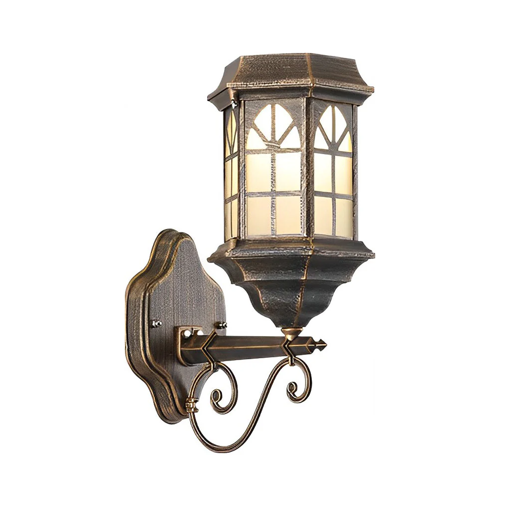 Blesed Retro LED Solar Outdoor Wall Lamp - Image 2