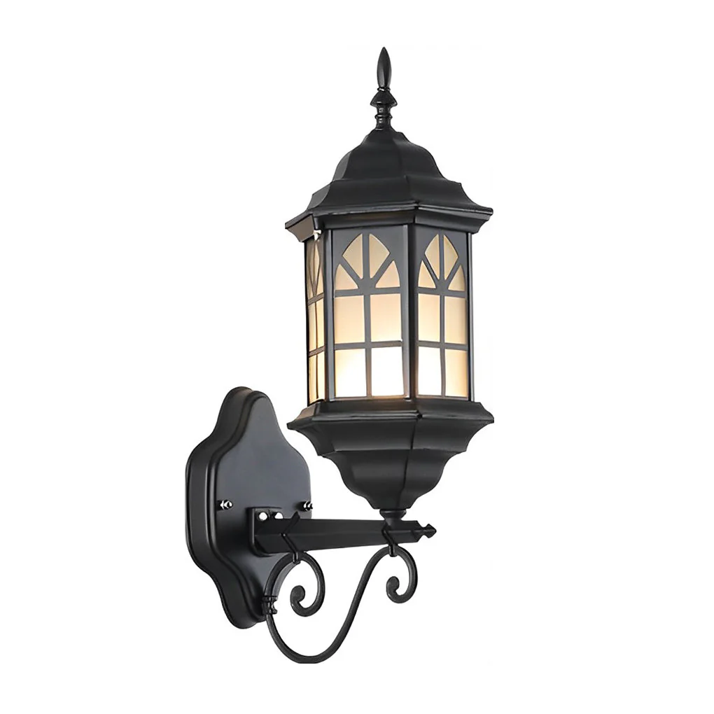 Blesed Retro LED Solar Outdoor Wall Lamp - Image 3