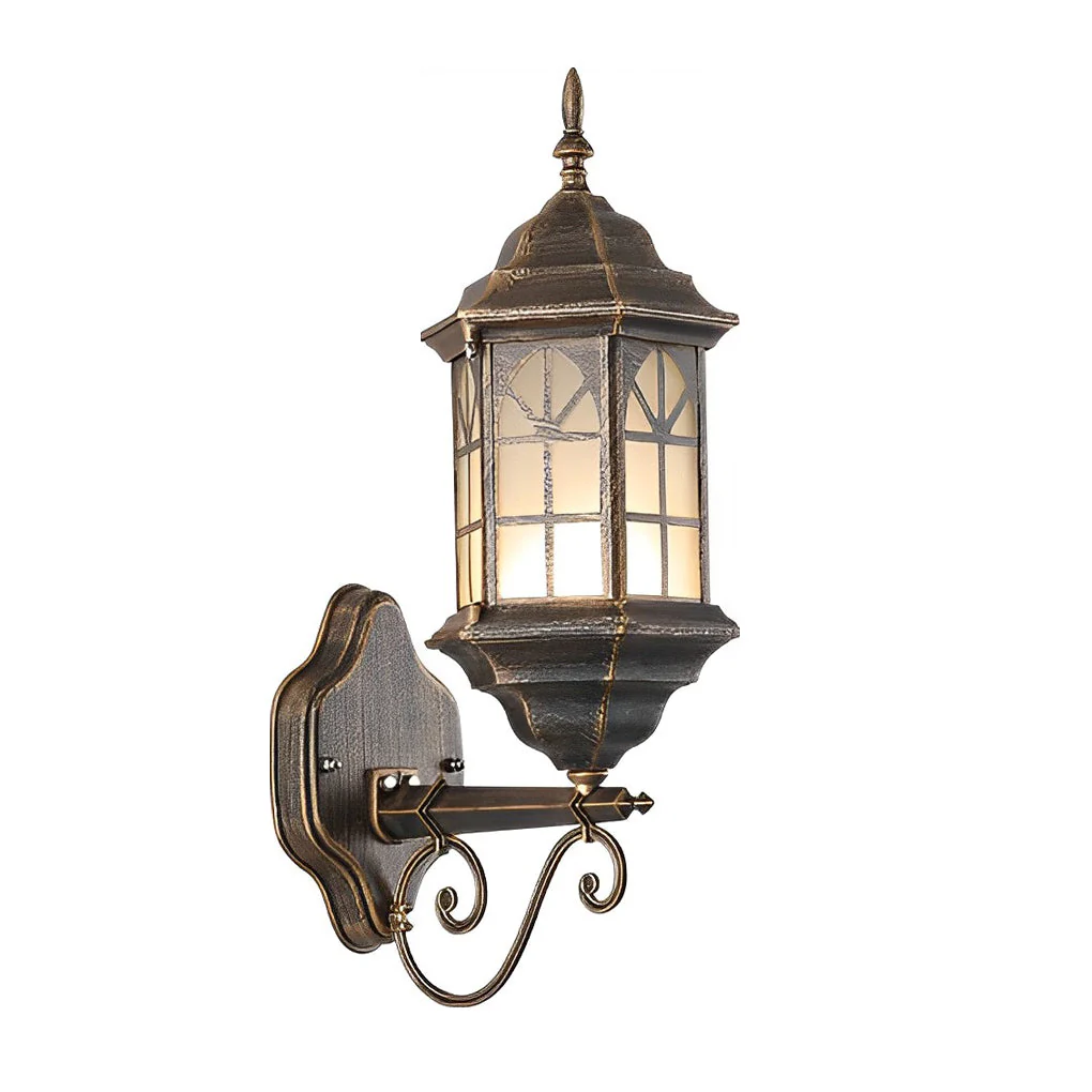 Blesed Retro LED Solar Outdoor Wall Lamp - Image 4