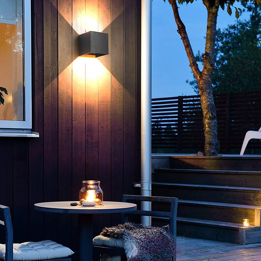 Blin Square Adjustable Modern Outdoor Lights