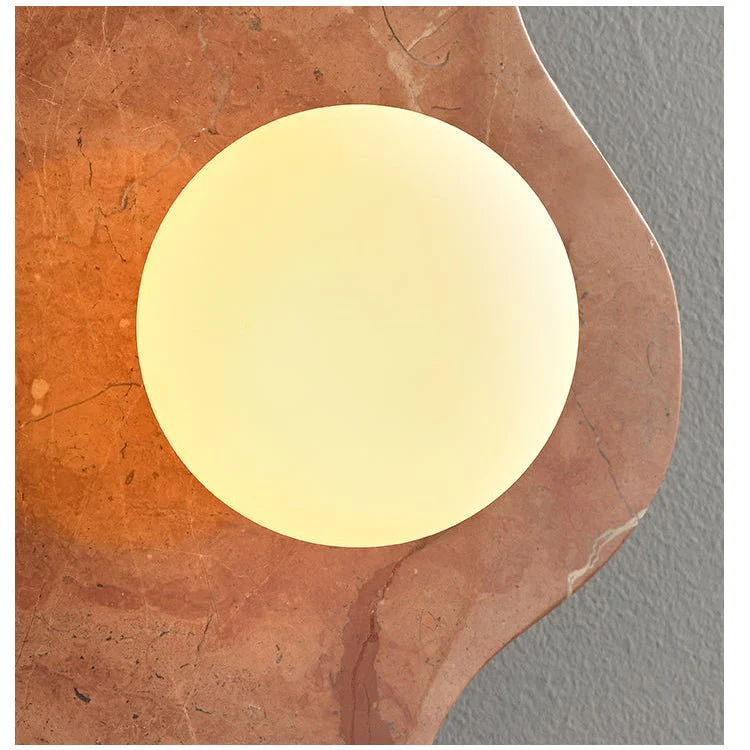 Bloom Rustic Marble Wall Lamp - Image 2