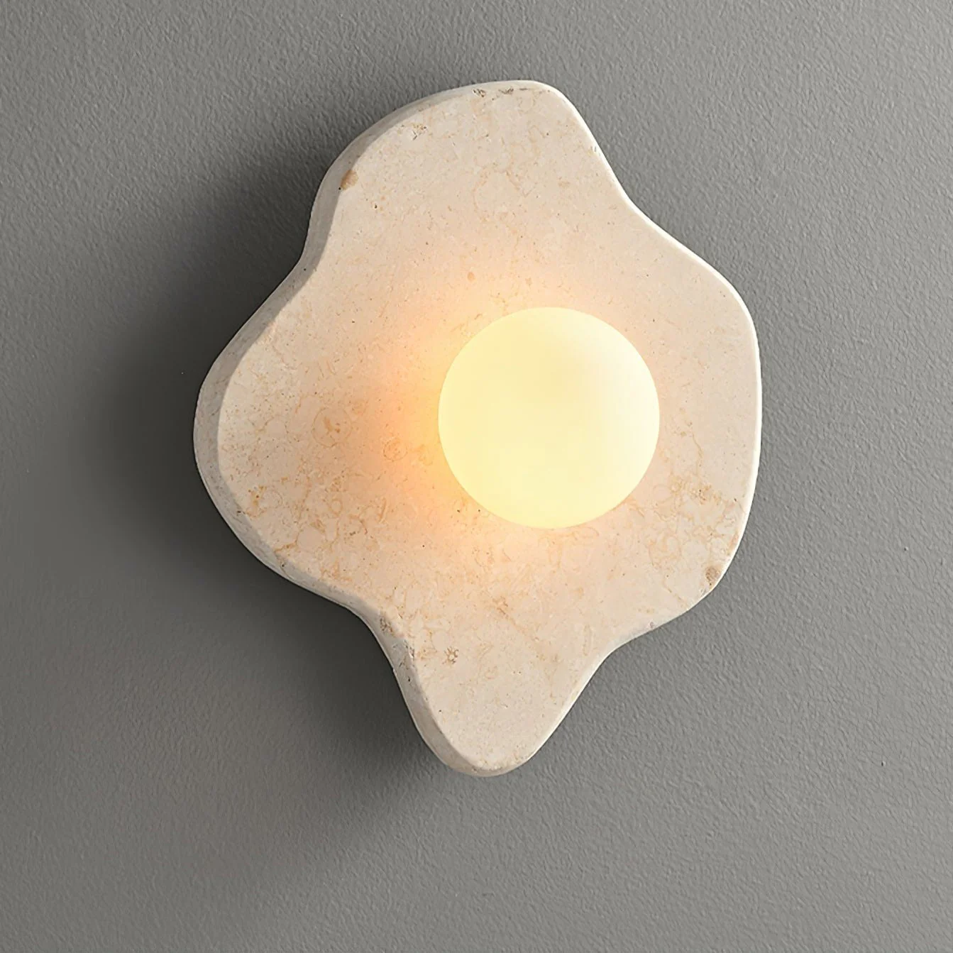 Bloom Rustic Marble Wall Lamp - Image 3