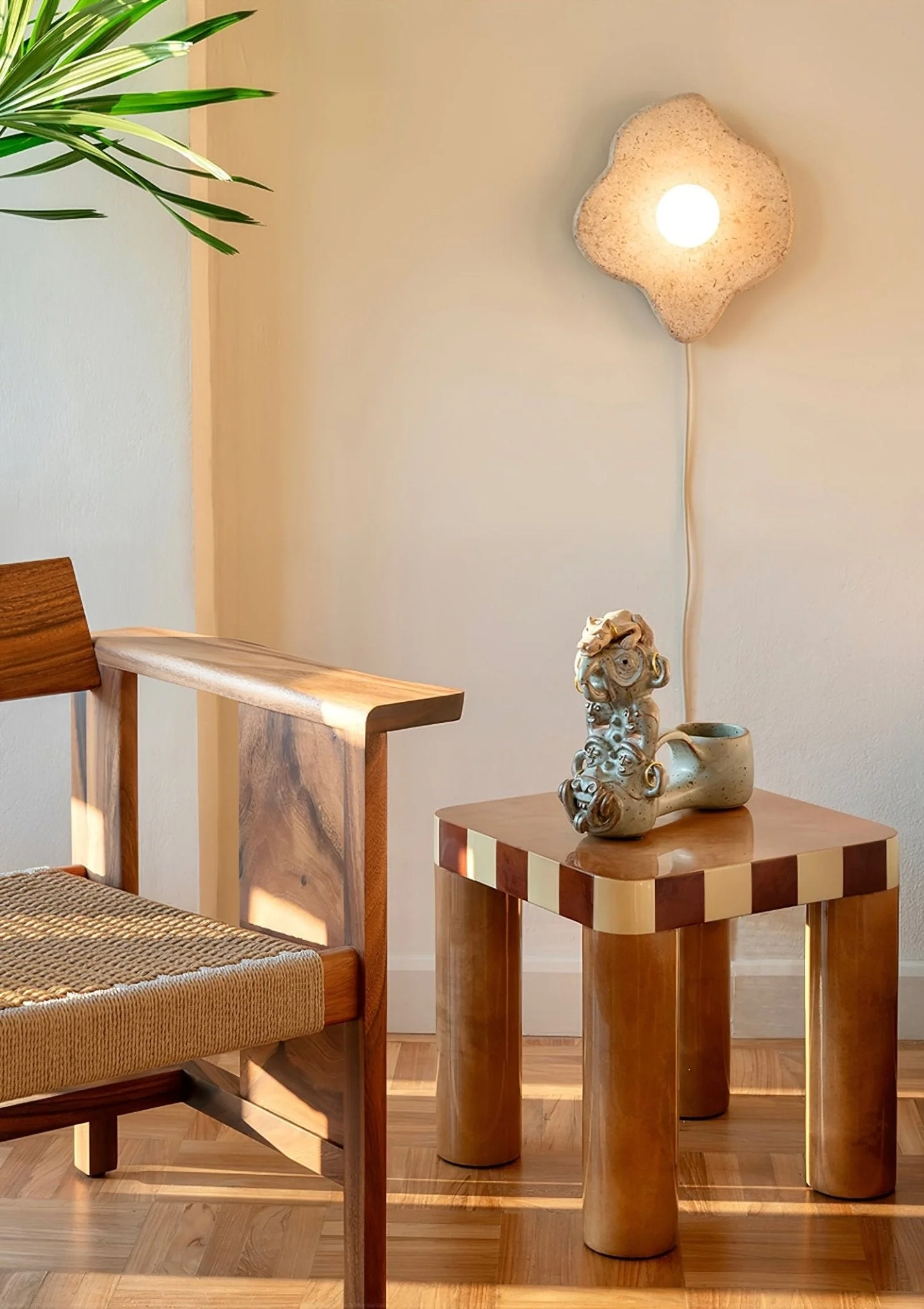 Bloom Rustic Marble Wall Lamp - Image 9