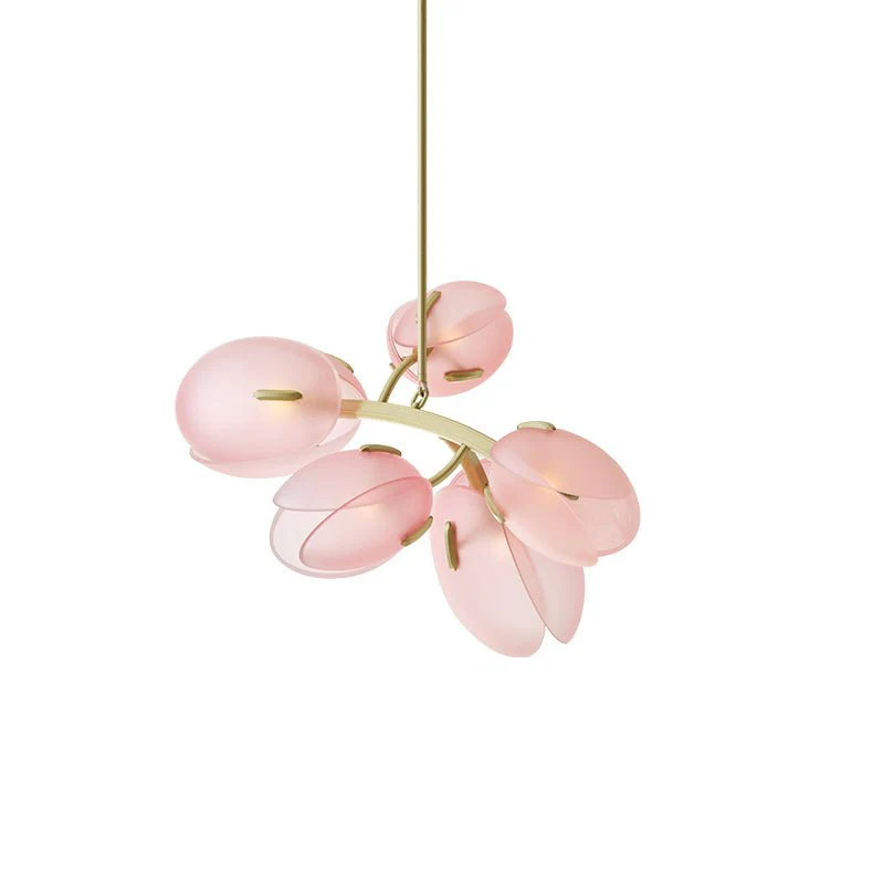 Blossom Contemporary Glass Chandelier - Image 61