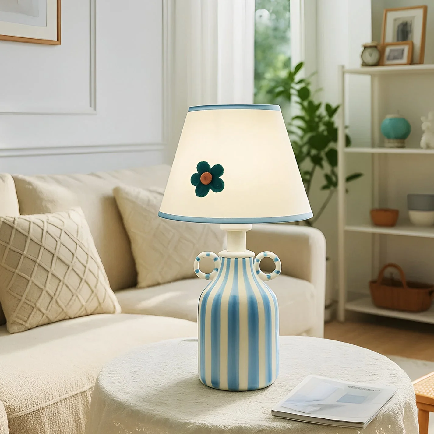 Blumelo Modern Ceramic Table Lamp - Image 3