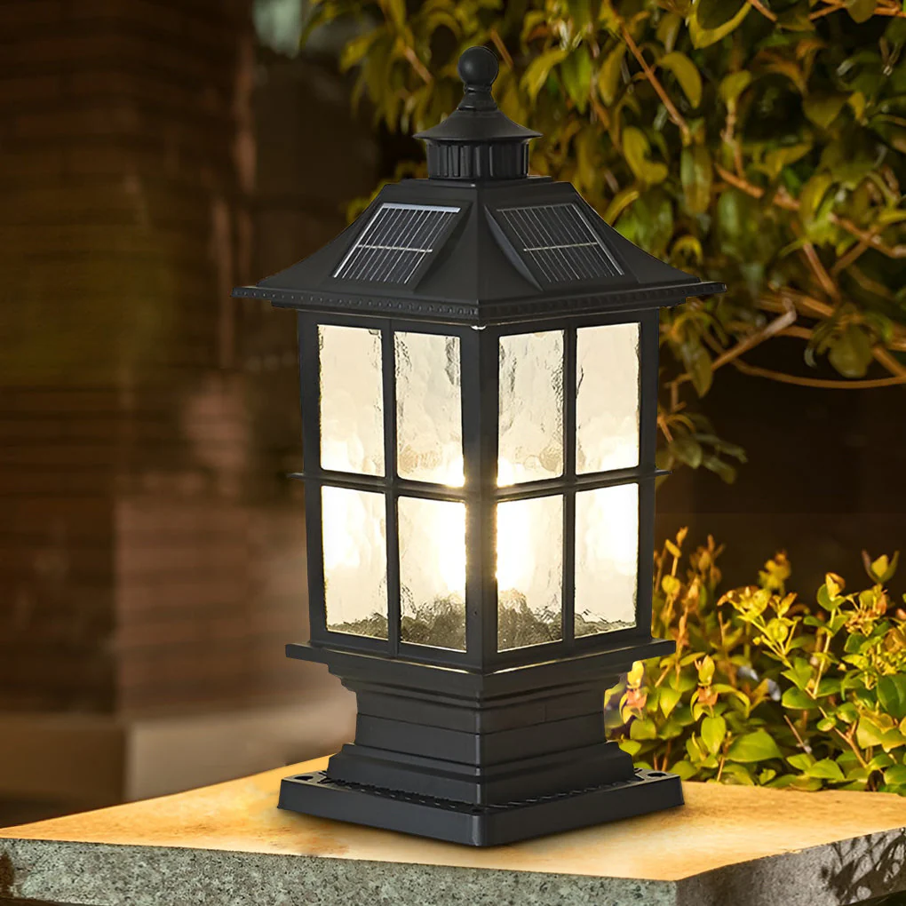 Blyth LED Modern Solar Outdoor Post Caps Light