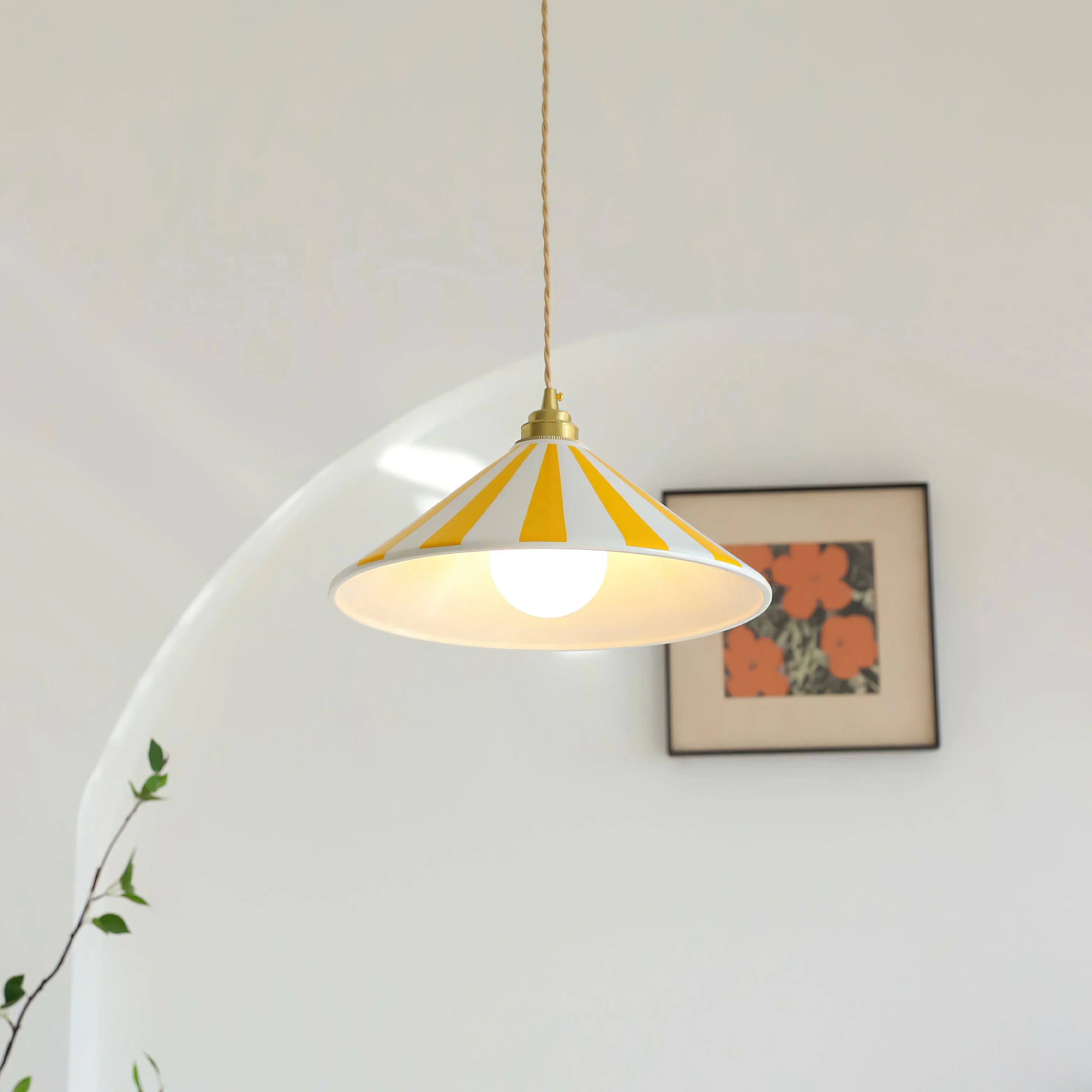 Bobine Modern Brass Pendant Light - Image 22