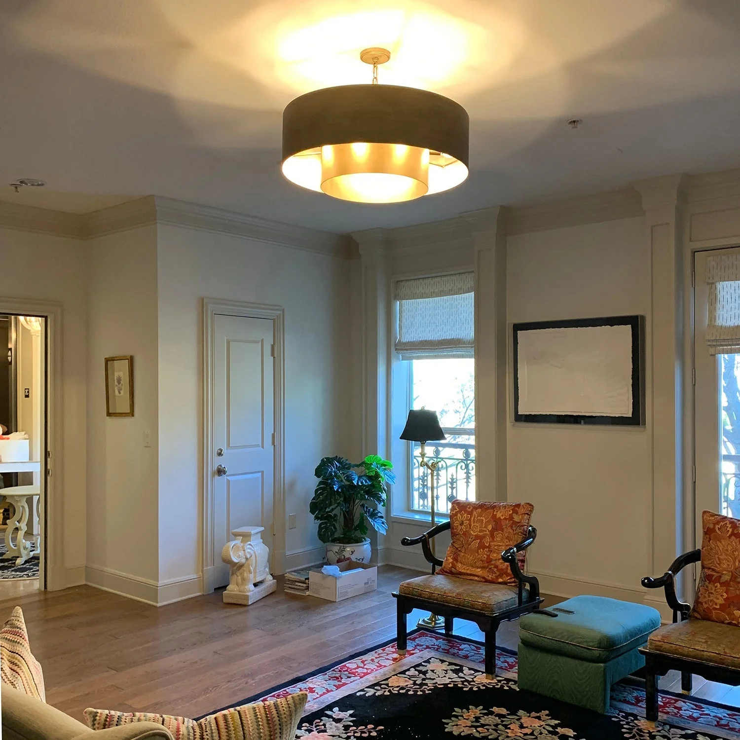 Bon Contemporary Brass Pendant Light - Image 4