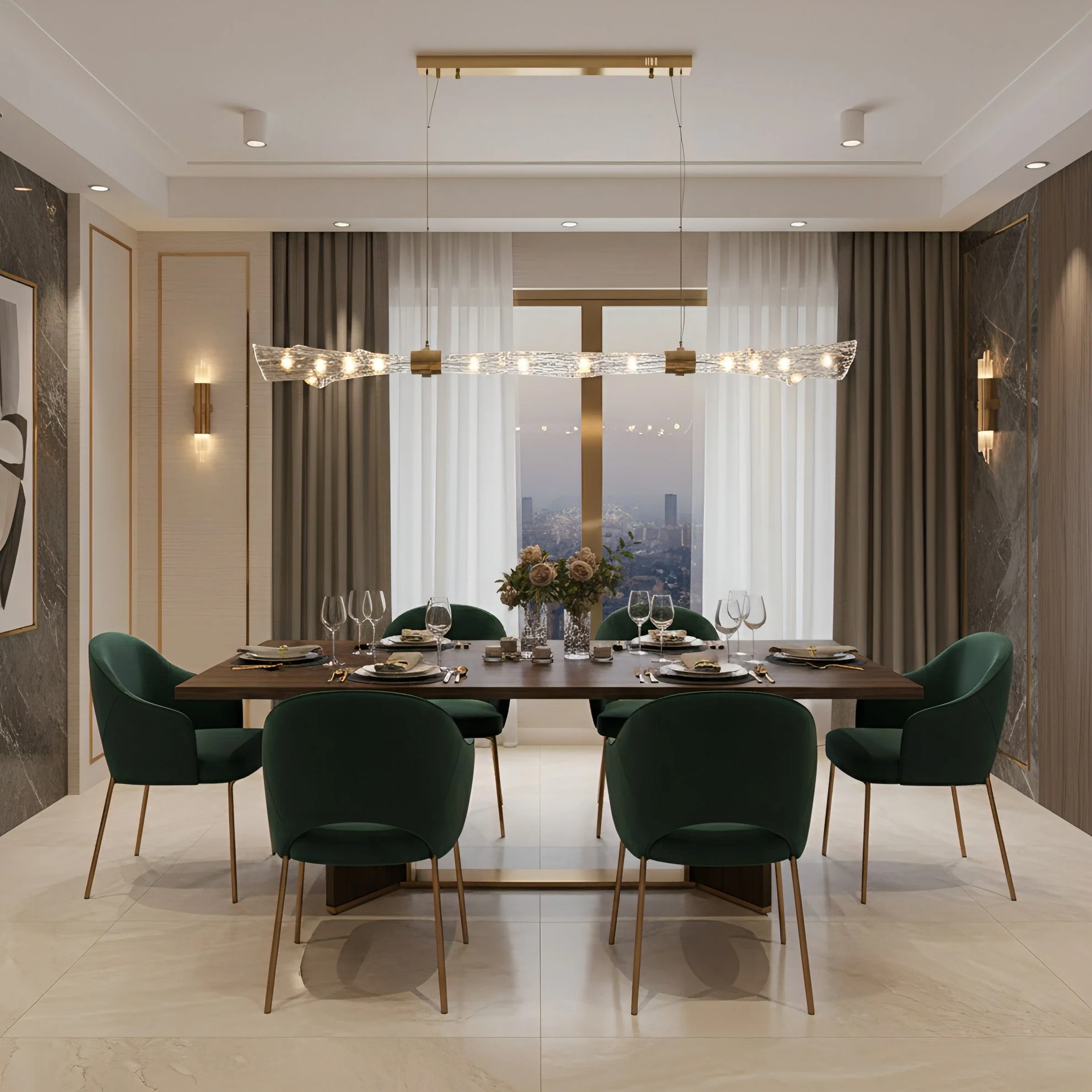 Branch Modern Glass Pendant Light - Image 3