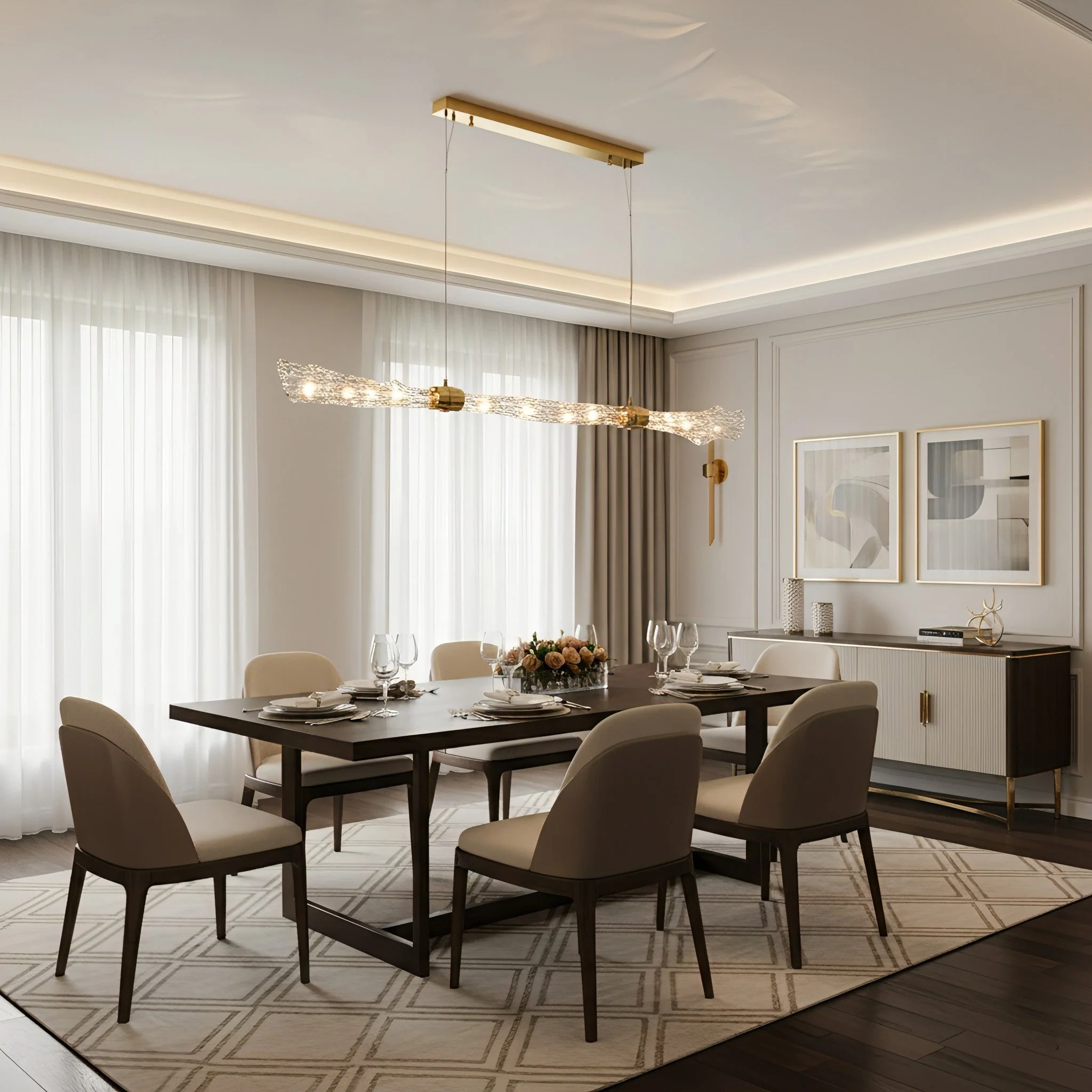 Branch Modern Glass Pendant Light - Image 6