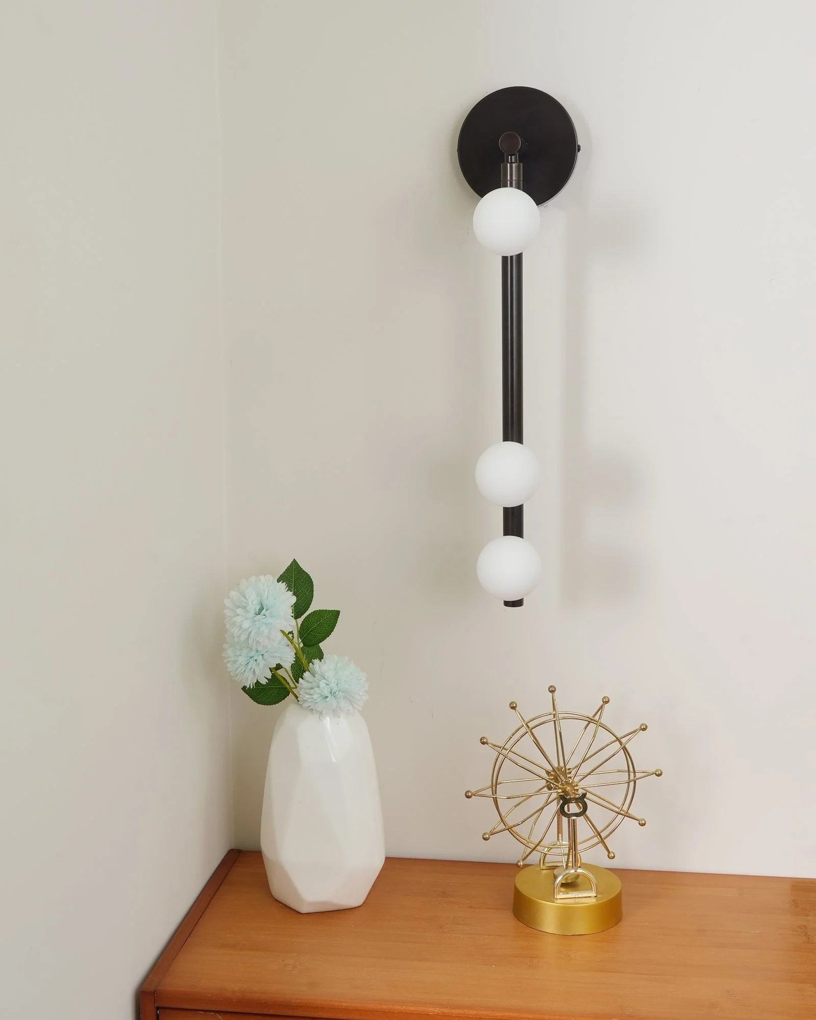 Rory Modern Minimalist Tube Brass Glass Wall Lamp - Image 103