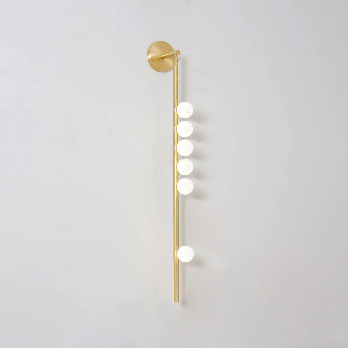 Rory Modern Minimalist Tube Brass Glass Wall Lamp - Image 107