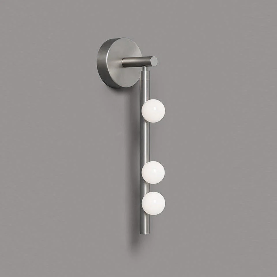 Rory Modern Minimalist Tube Brass Glass Wall Lamp - Image 108